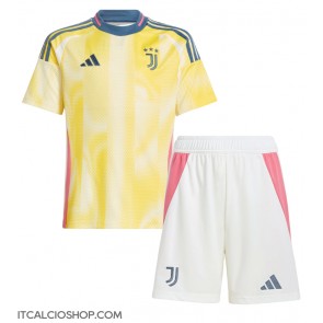 Juventus Seconda Maglia Bambino 2024-25 Manica Corta (+ Pantaloni corti)